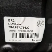 Volkswagen Touareg II Mécanisme de lève-vitre avec moteur 7P6837756C