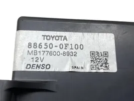 Toyota Verso Unité de contrôle climatisation / chauffage 886500F100