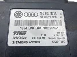 Audi A6 S6 C6 4F Hand brake control module 4F0907801A