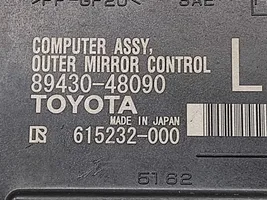 Lexus RX 450H Modulo di controllo degli specchietti retrovisori 8943048090