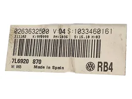 Volkswagen Touareg I Tachimetro (quadro strumenti) 7L6920870