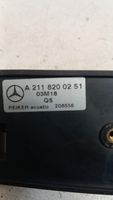 Mercedes-Benz E W211 Inne wyposażenie elektryczne A2118200251