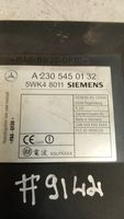 Mercedes-Benz SL R230 Beraktės sistemos KESSY (keyless) valdymo blokas/ modulis A2305450132