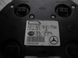 Mercedes-Benz E W211 Altre luci abitacolo A2118201901