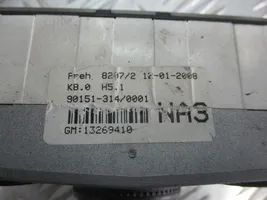 Opel Astra H Sisätuulettimen ohjauskytkin 13269410