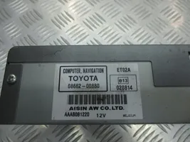 Toyota Avensis T250 Konsola środkowa / Radio / GPS 08662-00880