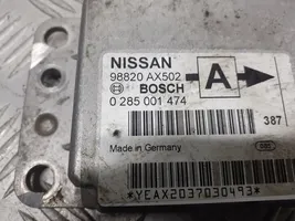 Nissan Micra Module de contrôle airbag 