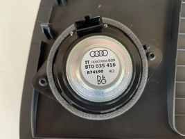 Audi A4 S4 B8 8K Rejilla moldura del altavoz en la bandeja del maletero 8T0035406D