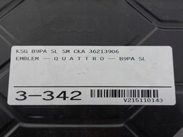 Audi A4 S4 B9 8W Etupuskurin ylempi jäähdytinsäleikkö 8W0853651DT