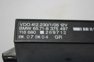BMW 7 E38 Vakionopeussäätimen ohjainlaite/moduuli 65718375497
