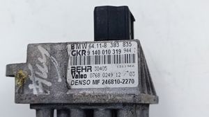 BMW 3 E46 Pečiuko ventiliatoriaus reostatas (reustatas) 64118383835