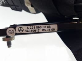 Mercedes-Benz S W221 Etuistuimen turvavyö A2218600888