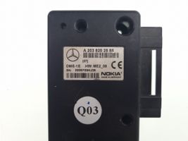 Mercedes-Benz ML W163 Puhelimen käyttöyksikkö/-moduuli A2038202585