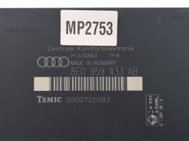 Audi A4 S4 B6 8E 8H Module confort 8E0959433AB