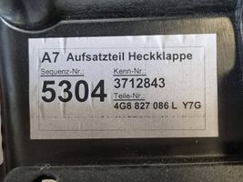 Audi A7 S7 4G Takaluukun/tavaratilan spoileri 4G8827086L