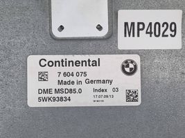 BMW 7 F01 F02 F03 F04 Calculateur moteur ECU 7604075