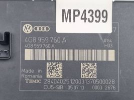 Audi A7 S7 4G Sėdynės valdymo blokas 4G8959760A