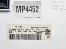 Chrysler Pacifica Compteur de vitesse tableau de bord 68227903AD