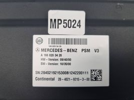 Mercedes-Benz GLE (W166 - C292) Modulo di controllo sedile A1668203426