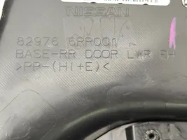 Nissan Rogue Garniture panneau de porte arrière 829766RR001