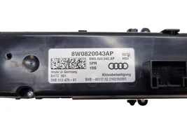 Audi A4 S4 B9 8W Ilmastoinnin ohjainlaite 8W0820043AP