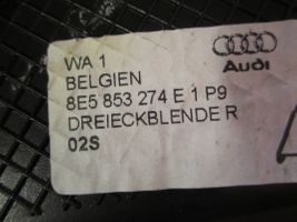 Audi A4 S4 B7 8E 8H Listwa / Uszczelka szyby drzwi tylnych 8E5853274E