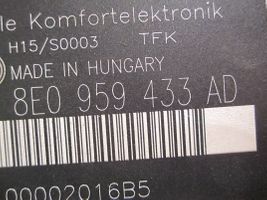 Audi A4 S4 B6 8E 8H Komfortsteuergerät Bordnetzsteuergerät 8E0959433AD