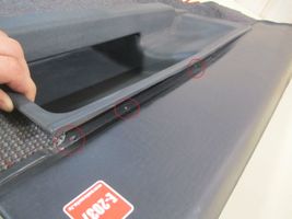 Audi Coupe Rivestimento del pannello della portiera anteriore 857867091A