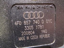 Audi A6 S6 C6 4F Fibbia della cintura di sicurezza posteriore 4F0857740D