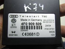 Audi A6 S6 C6 4F Unité de commande chauffage Webasto 4F0909509