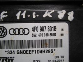 Audi A6 S6 C6 4F Käsijarrun ohjainlaite 4F0907801B