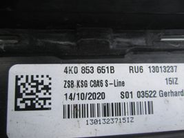 Audi A6 S6 C8 4K Augšējais režģis 4K0853651B