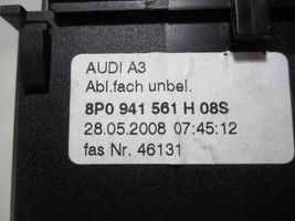 Audi A3 S3 8P Kojelaudan säilytyslokero 8P0941561H