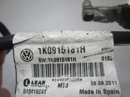 Volkswagen Golf VI Câble négatif masse batterie 1K0915181H