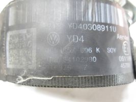 Volkswagen PASSAT B7 Pas bezpieczeństwa fotela tylnego 3C5857806K