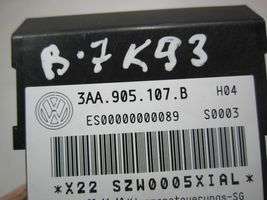 Volkswagen PASSAT B7 Keyless (KESSY) go control unit/module 3AA905107B