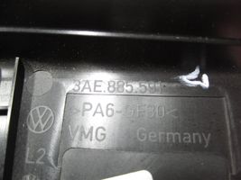 Volkswagen PASSAT B7 Levier / poignée de dossier de siège 3AE885591