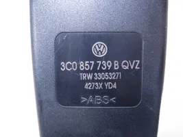 Volkswagen PASSAT CC Klamra tylnego pasa bezpieczeństwa 3C0857739B