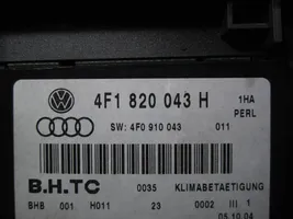 Audi A6 S6 C6 4F Ilmastoinnin ohjainlaite 4F1820043H
