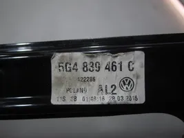 Volkswagen Golf VII Mechanizm podnoszenia szyby tylnej bez silnika 5G4839461C