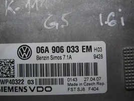 Volkswagen Golf V Sterownik / Moduł ECU 06A906033EM