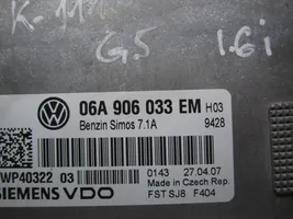 Volkswagen Golf V Calculateur moteur ECU 06A906033EM