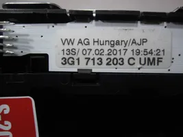 Volkswagen PASSAT B8 Drążek / Pokrętło zmiany biegów 3G1713203C