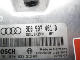 Audi A4 S4 B6 8E 8H Calculateur moteur ECU 8E0907401D