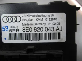 Audi A4 S4 B7 8E 8H Climate control unit 8E0820043AJ