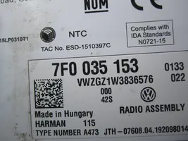 Volkswagen Caddy Radio/CD/DVD/GPS head unit 7F0035153