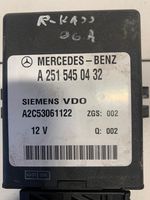 Mercedes-Benz R W251 Jousituksen ohjainlaite/moduuli A2515450432