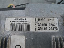 Hyundai Accent Calculateur moteur ECU K103300025C