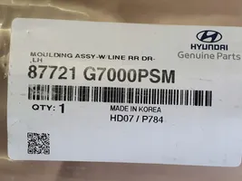 Hyundai Ioniq Aizmugurē durvju dekoratīvā apdare (moldings) 87721-G7000