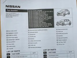 Nissan Juke I F15 Etuoven lista (muoto) KE760-1KA00WP